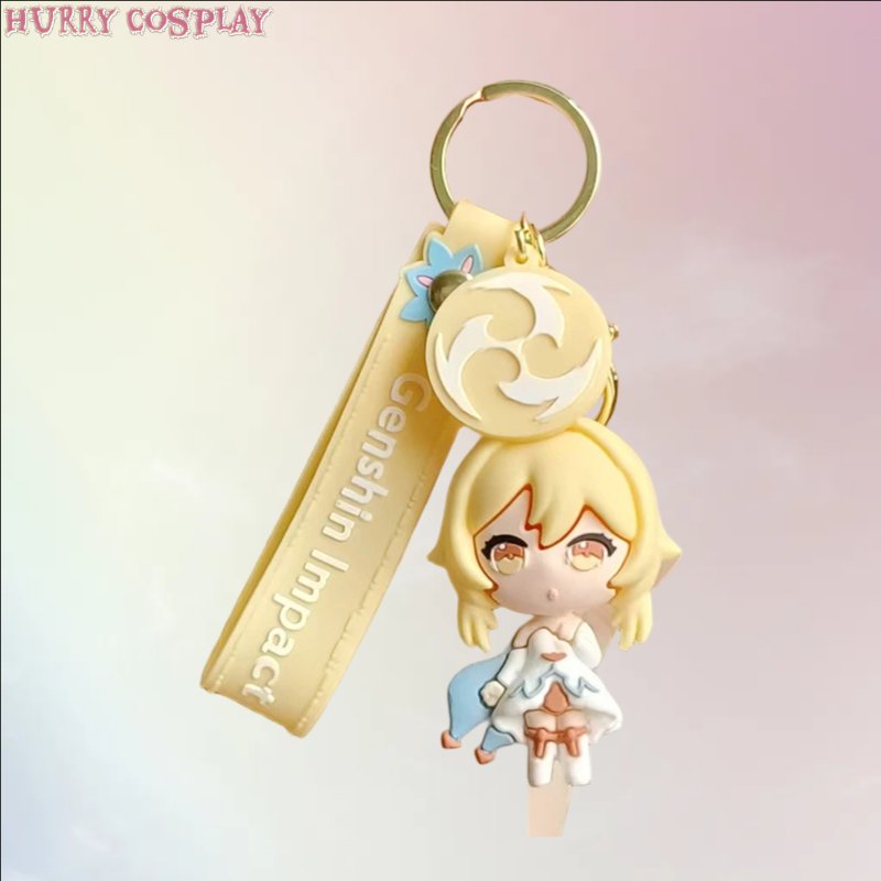 Genshin Impact,Keychain,Genshin Impact Cute Doll Keychain Pendant